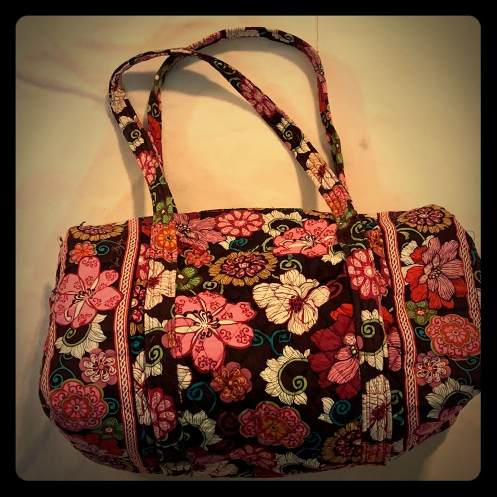 Vera Bradley Floral overnight bag